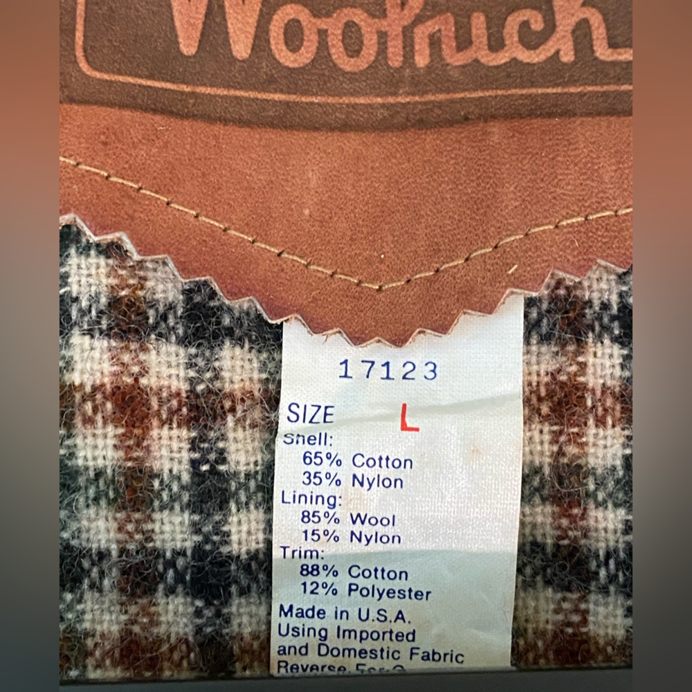 Vintage Forest Green Woolrich Nylon/Wool Men’s Vest Size Large - Picture 3 of 8
